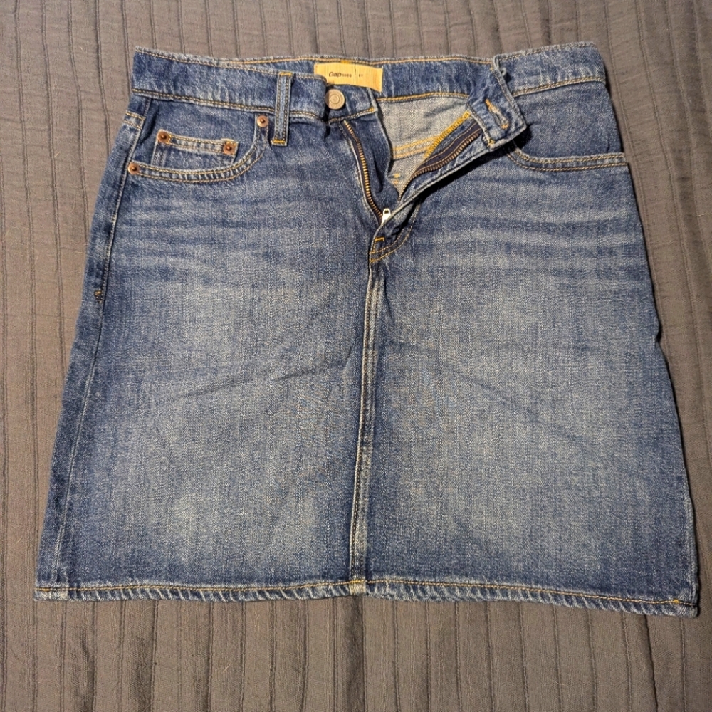 Blue Denim Skirt